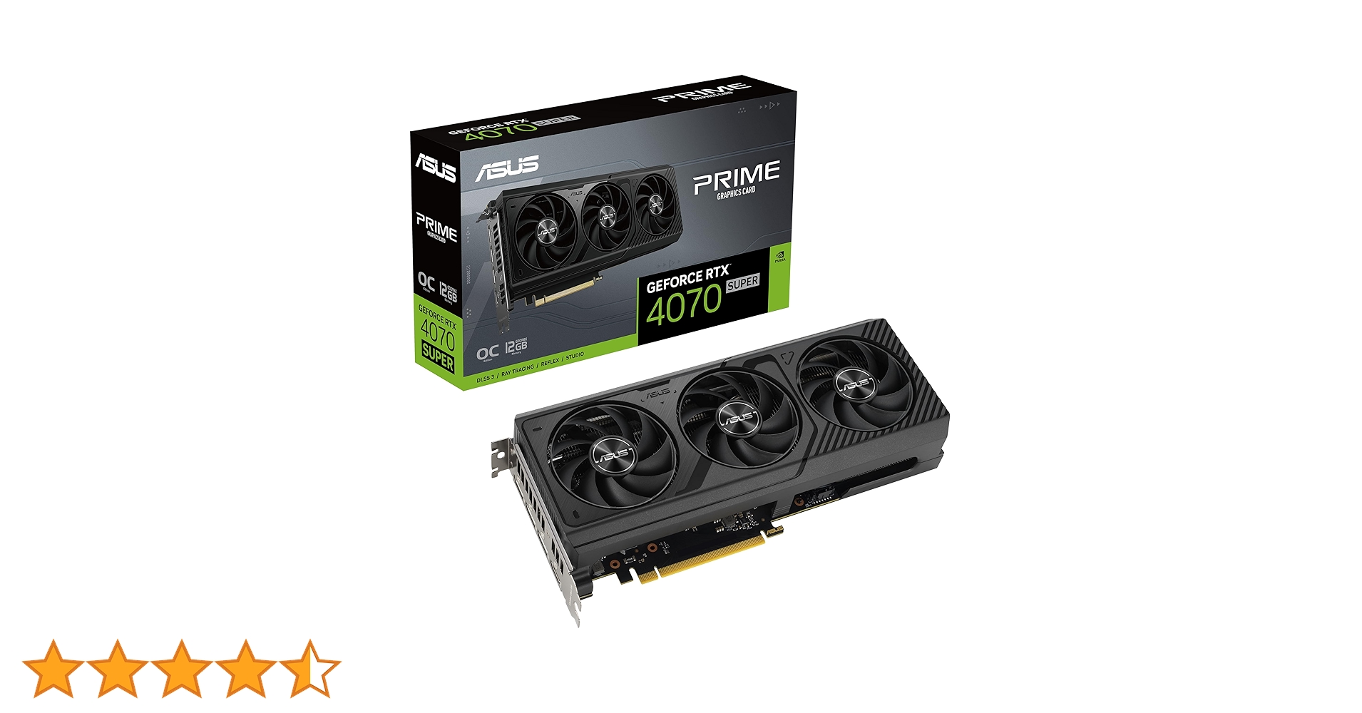 【新品未開封】ASUS Prime GeForce RTX 4070 SUPER Amazon.com: ASUS The SFF-Ready Prime GeForce RTX 4070 Super